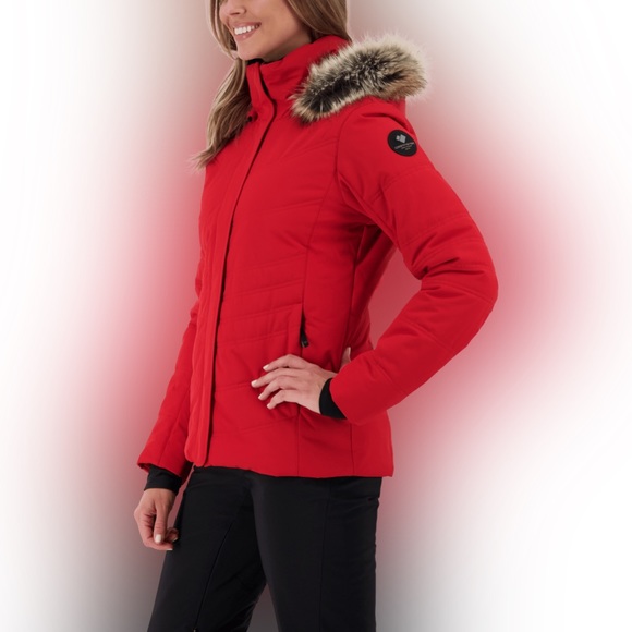 Women’s Red Obermeyer Tuscany II Insulated Ski Jacket - Size 16 - Picture 16 of 16